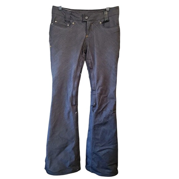 HOLDEN Outerwear Classic Black Ski  Snowboarding Bootcut Snow Pants Small - Picture 1 of 7